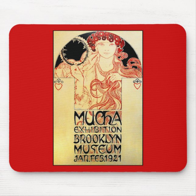 Alfons Mucha 1921 Exhibit Musmatta (Framsidan)