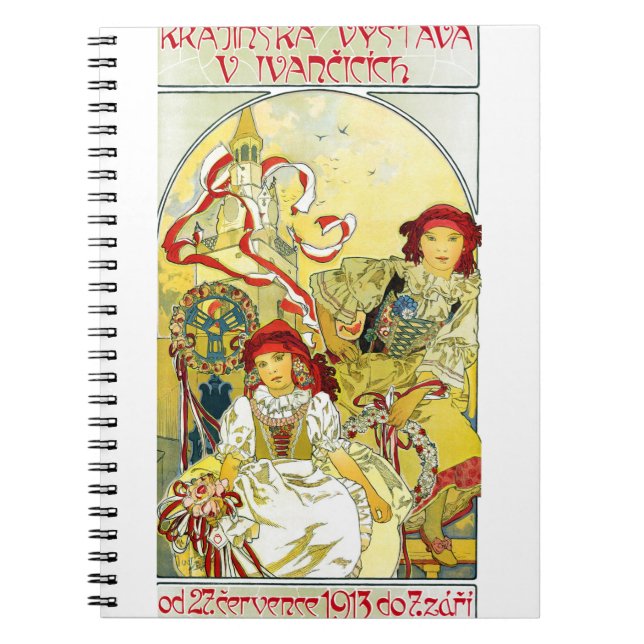 alfons mucha anteckningsbok (Framsidan)