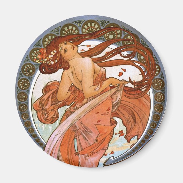 Alfons Mucha: Dance Magnet (Framsidan)