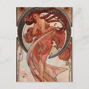 Alfons Mucha Dance Vykort