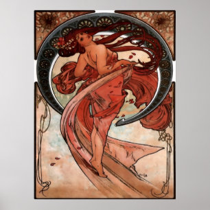Alfons Mucha dans Poster