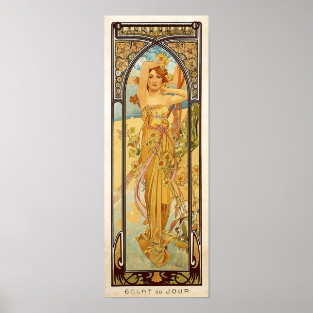 Alfons Mucha - Éclat du Jour Poster (Framsidan)