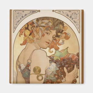 Alfons Mucha - Frukt Magnet