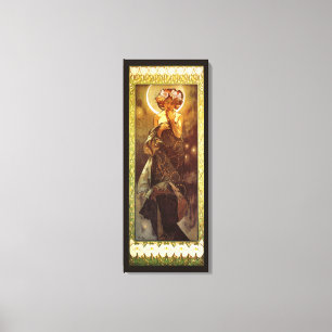 Alfons Mucha: Luna Canvastryck