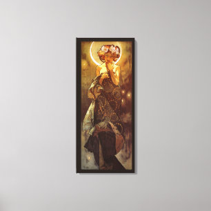 Alfons Mucha: Luna Canvastryck