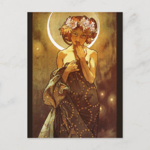 Alfons Mucha: Luna Vykort