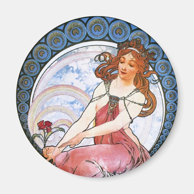 Alfons Mucha: Missbruk av målning Magnet (Framsidan)