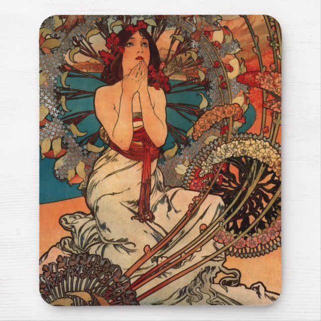 Alfons Mucha Monaco Monte Carlo Musmatta (Framsidan)