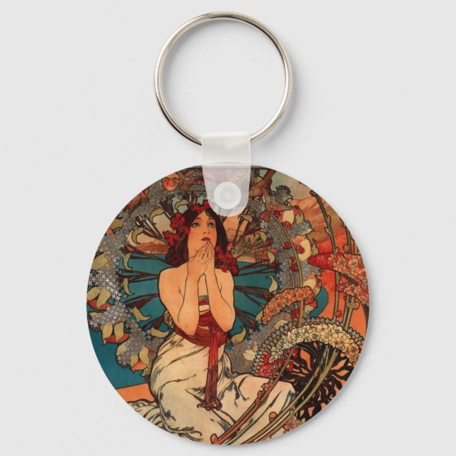 Alfons Mucha Monaco Monte Carlo Nyckelring (Framsida)