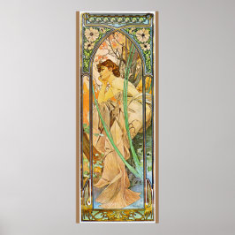 Alfons Mucha Morgonvakning Poster