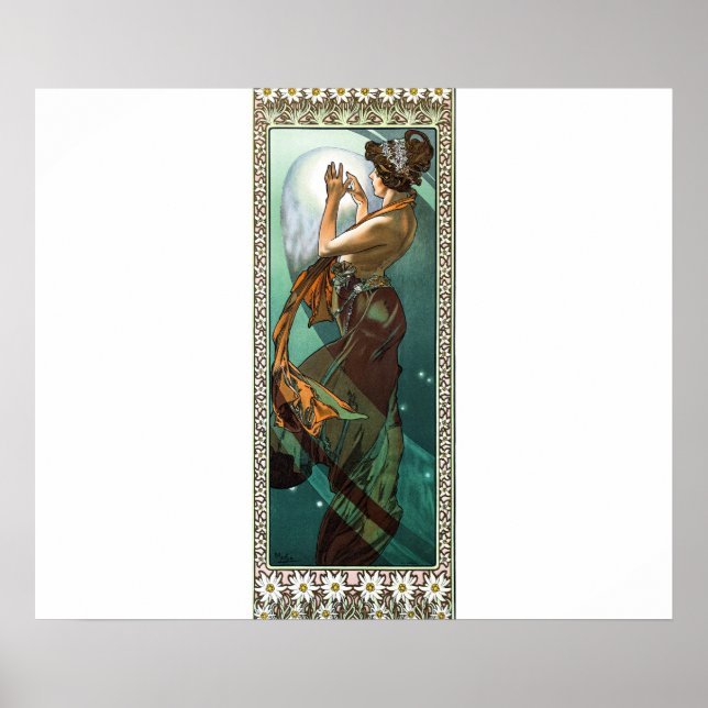 Alfons mucha North Star Poster (Framsidan)