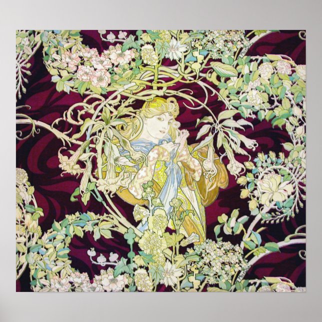 Alfons Mucha - Poster Art nouveau (Framsidan)