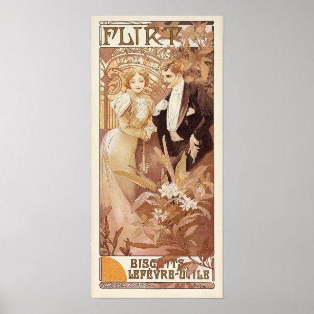 Alfons Mucha - Poster Art nouveau (Framsidan)