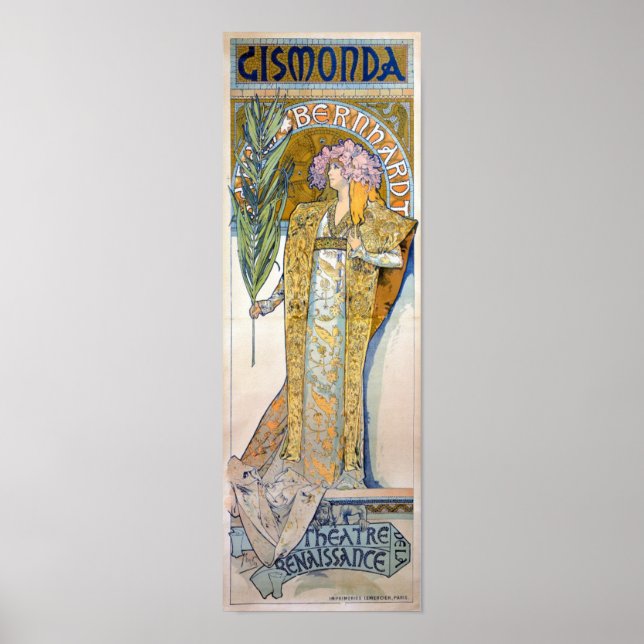 Alfons Mucha - Poster Art nouveau (Framsidan)