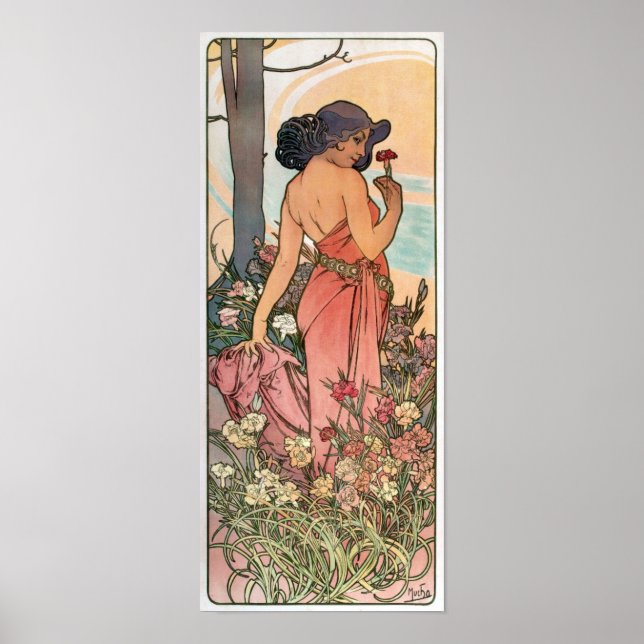 Alfons Mucha - Poster Art nouveau (Framsidan)