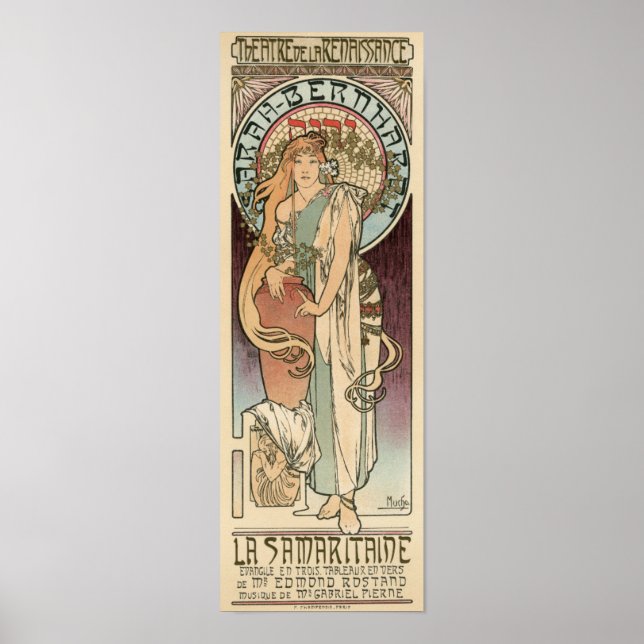 Alfons Mucha - Poster Art nouveau (Framsidan)