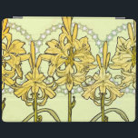 Alfonse Mucha Art nouveau Lily Blommönster iPad Skydd<br><div class="desc">Alfonse Mucha - Lily Art nouveau - Det här blommönstret är av Alfonse Mucha i hans dokument dekoratifs - a lily mönster. Detta är en klassisk design från art nouveau-perioden.</div>