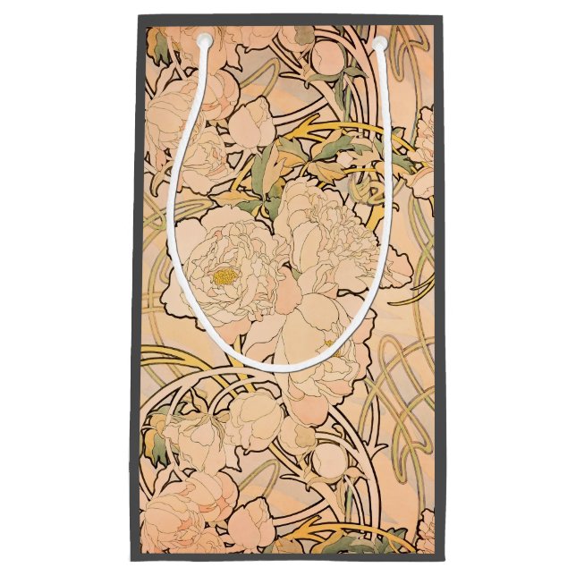 Alfonse Mucha Art nouveau Peonies (Framsidan)