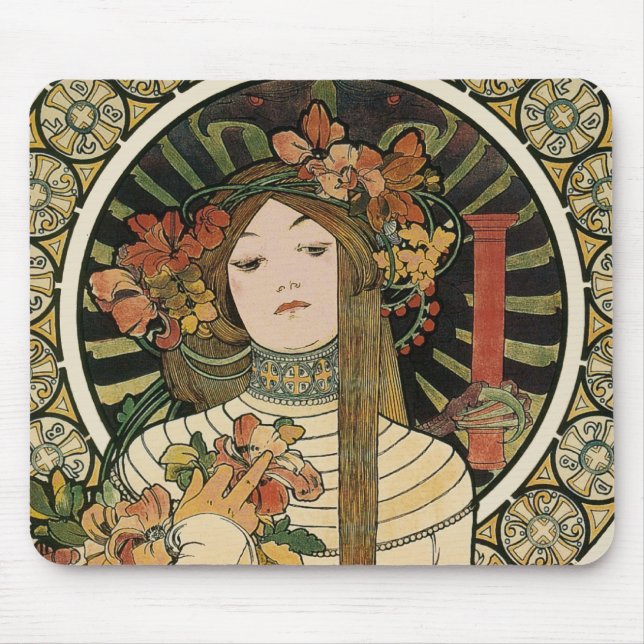 Alfonse Mucha Trappistine Nouveau Musmatta (Framsidan)