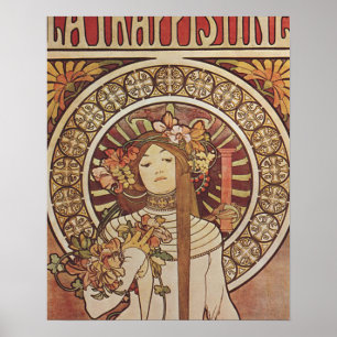 Alfonse Mucha Trappistine Nouveau Poster