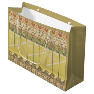 Alfonse Mucha Vallmo Art Nouveau Blommig Tapet