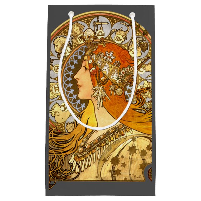 Alfonse Mucha Zodiac Art nouveau Woman (Framsidan)