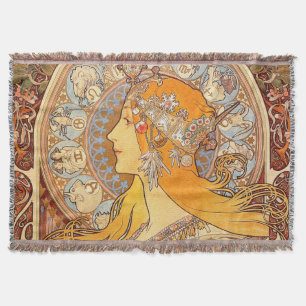 Alfonse Mucha Zodiac Art nouveau Woman Mysfilt