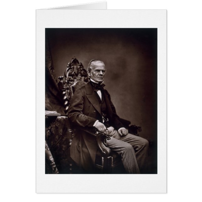 Alfred Auguste Cuvillier-Fleury (1802-87), från "G Hälsningskort (Framsidan)