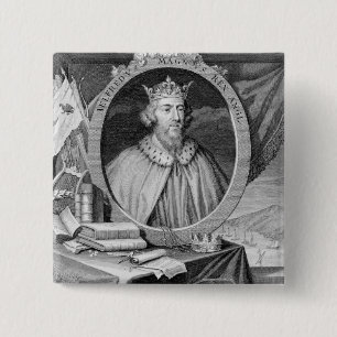 Alfred den Underbara (849-99) Kung av Wessex, grav Knapp