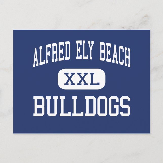 Alfred Ely Beach - Bulldog - High - Savannah Vykort (Framsida)