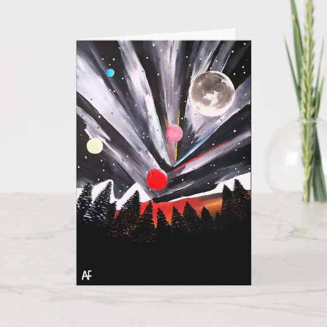 Alfred Fox målade upp en annan värld Kort (Framsida)