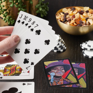 Alfred Fox målning av barnpornografi Casinokort
