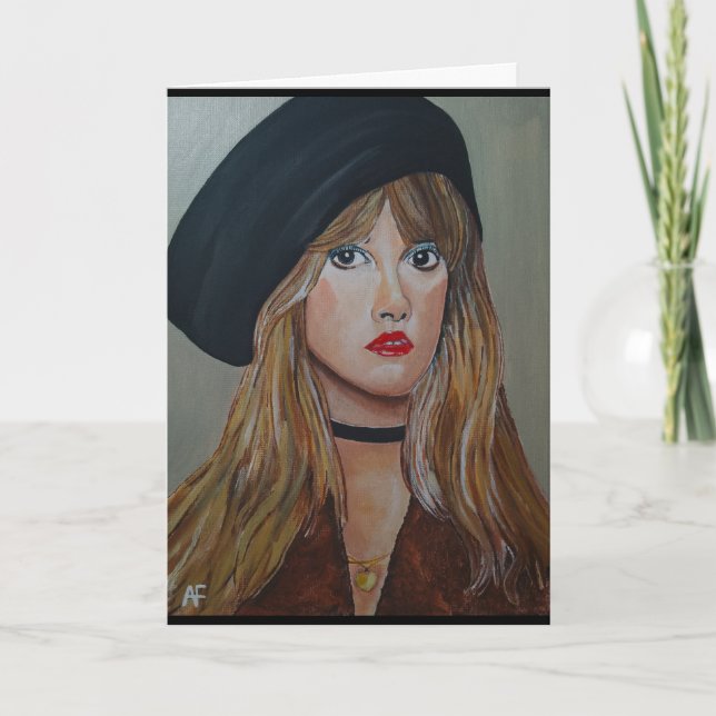 Alfred Fox målning av det vita tonläget Kort (Framsida)