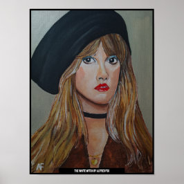 Alfred Fox målning av det vita tonläget Poster