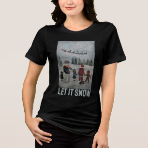 Alfred Fox målning av Festive Friends T Shirt