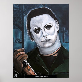 Alfred Fox målning av formen Poster