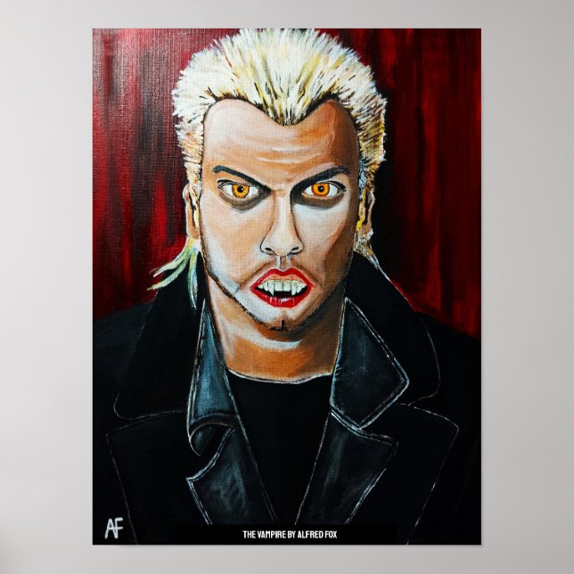 Alfred Fox målning av Vampyre Poster (Framsidan)