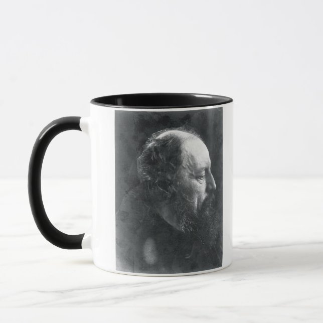 Alfred Lord Tennyson (1809-92) c.1868 Mugg (Vänster)