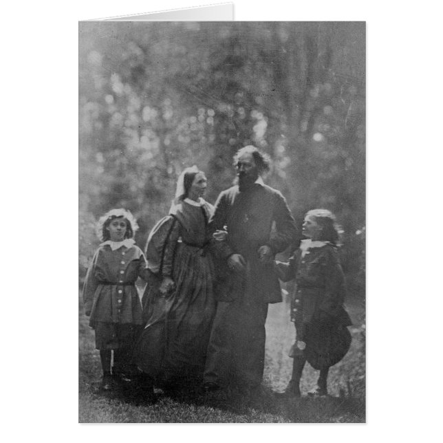 Alfred, Lord Tennyson Hälsningskort (Framsidan)