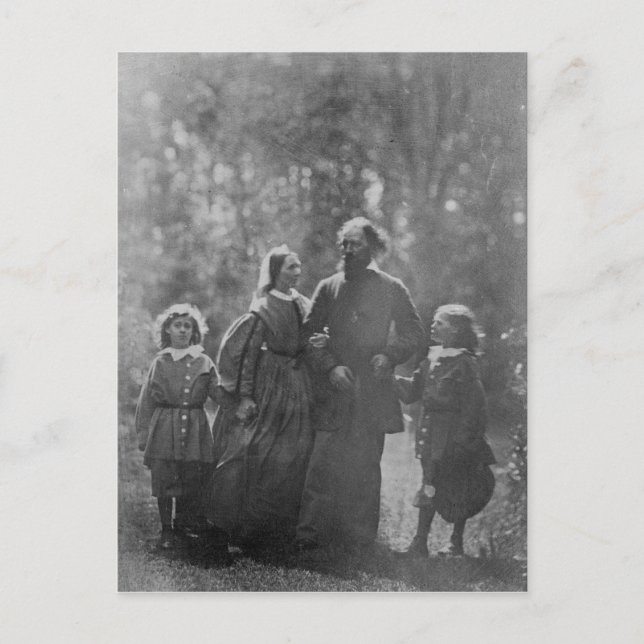 Alfred, Lord Tennyson Vykort (Framsida)