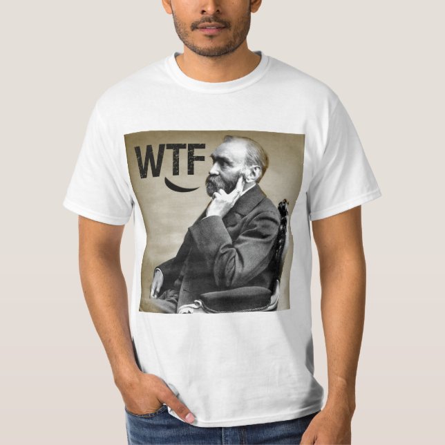 Alfred Nobel, WTF Tee Shirt (Framsida)