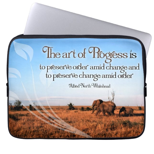 Alfred North Whitehead inspirationsoffert Laptop Fodral (Framsidan)