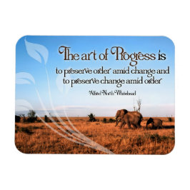 Alfred North Whitehead inspirationsoffert Magnet