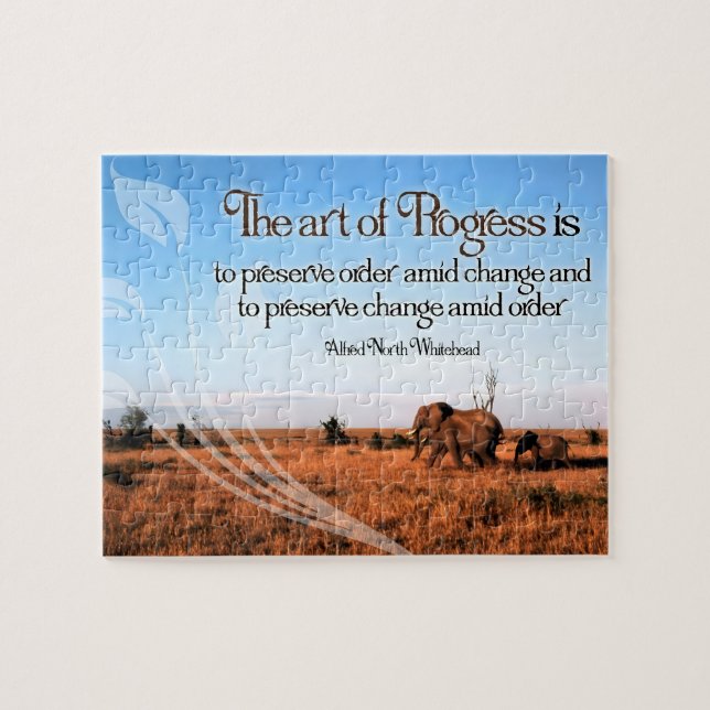 Alfred North Whitehead inspirationsoffert Pussel (Horisontell)