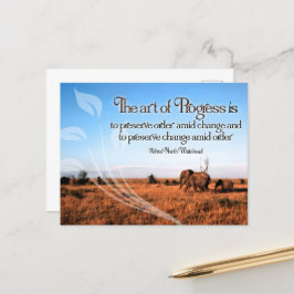 Alfred North Whitehead inspirationsoffert Vykort