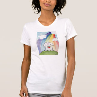 Alfred och regnbågen överbryggar tee shirt