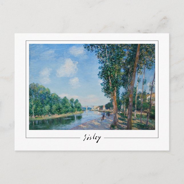 Alfred Sisley #11 - Finkonstkort Vykort (Framsida)