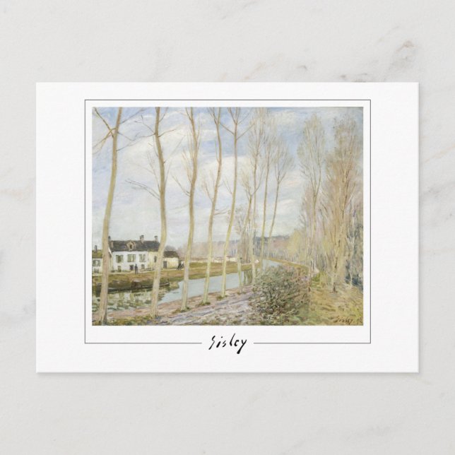 Alfred Sisley #12 - Finkonstkort Vykort (Framsida)