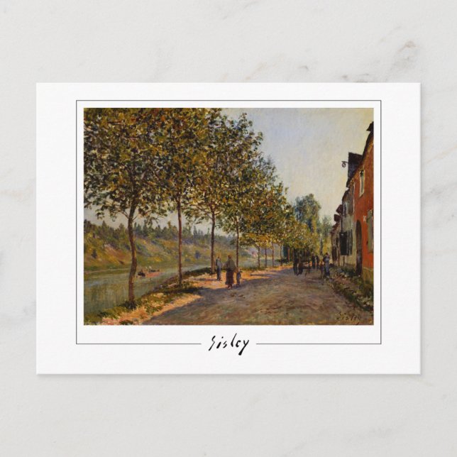 Alfred Sisley #14 - Finkonstkort Vykort (Framsida)