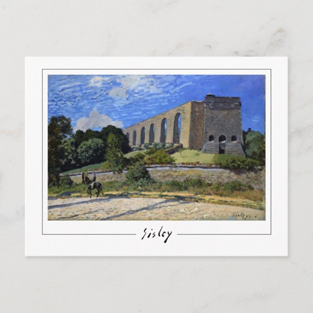Alfred Sisley #16 - Finkonstkort Vykort (Framsida)